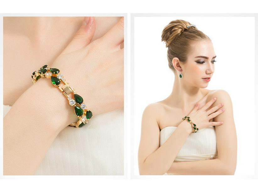 Jinse Mona Lisa AAA Zircon Fashion Women’s Bracelet