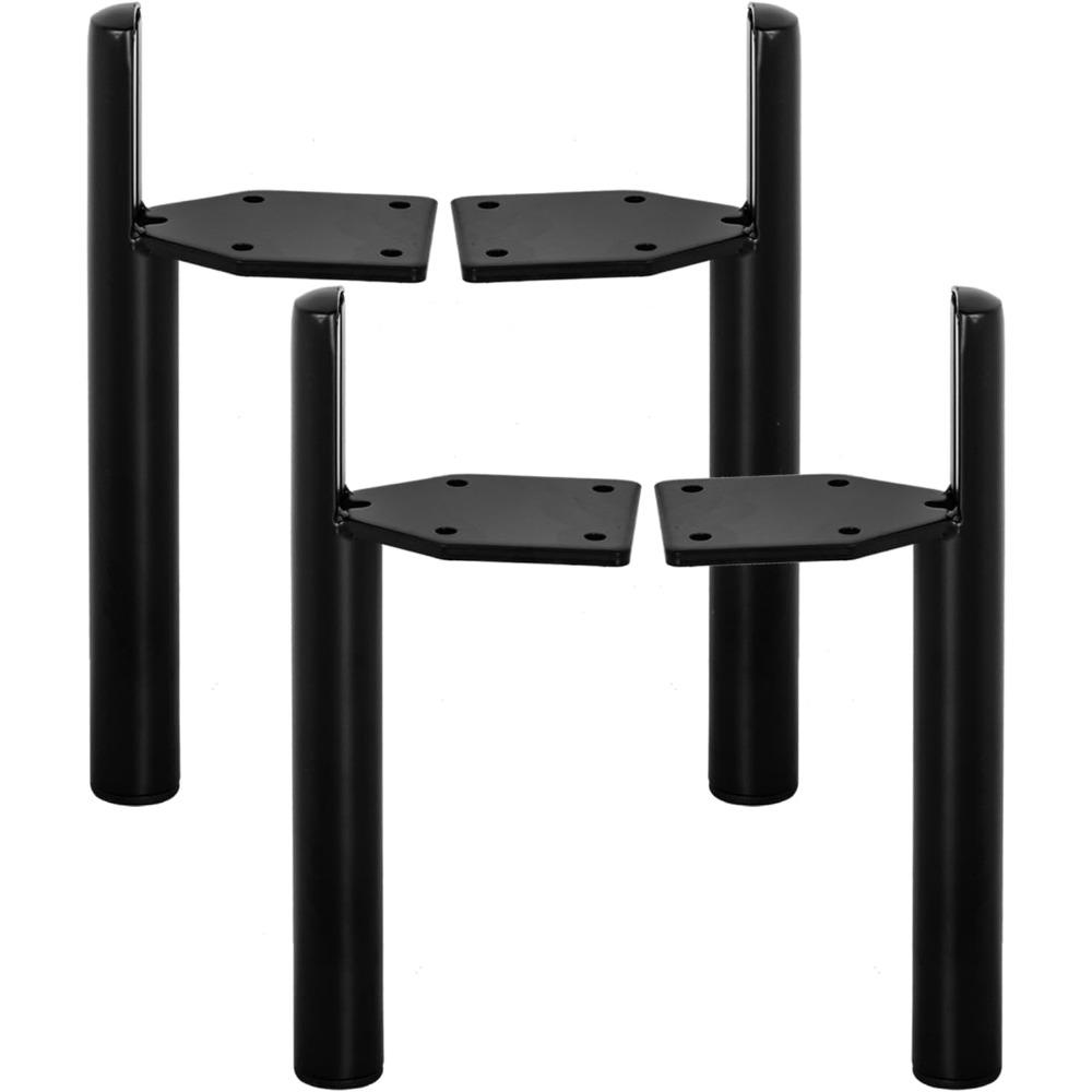 

Metal Furniture Legs, Mid Century Modern Side-Mounted Tapered Replacement Feet for Home DIY Projects Sofa Couch Ottoman TV Stand 5 /13cm чорний