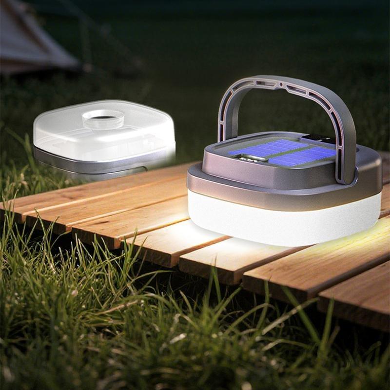 Outdoor Garden Tent Digital Display Solar Camping Light with 5 Modes for Fast Charging and Overcharge Protection, Specifically Designed for Camping