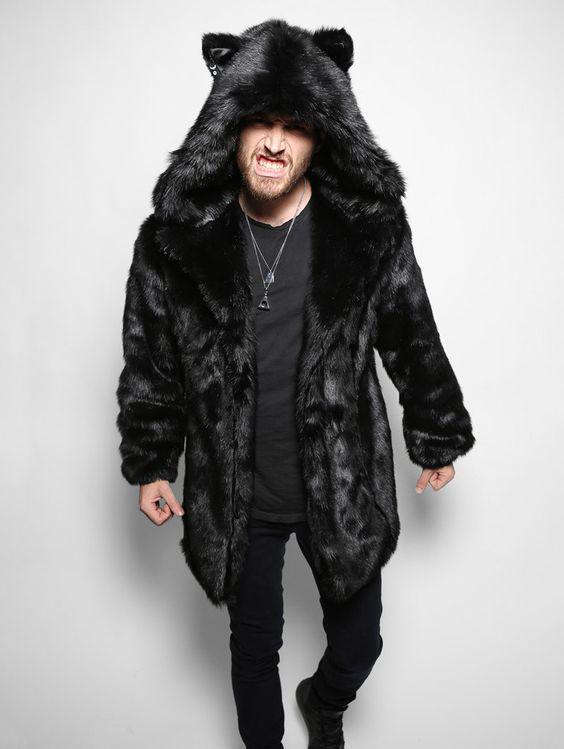 Men`s European & American Faux Mink