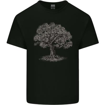 Oak Tree Mens Light Cotton T-Shirt