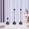 1/3pcs Silver Gold Black Candlestick Holder Romantic Wedding Photography Props  Home Dining
