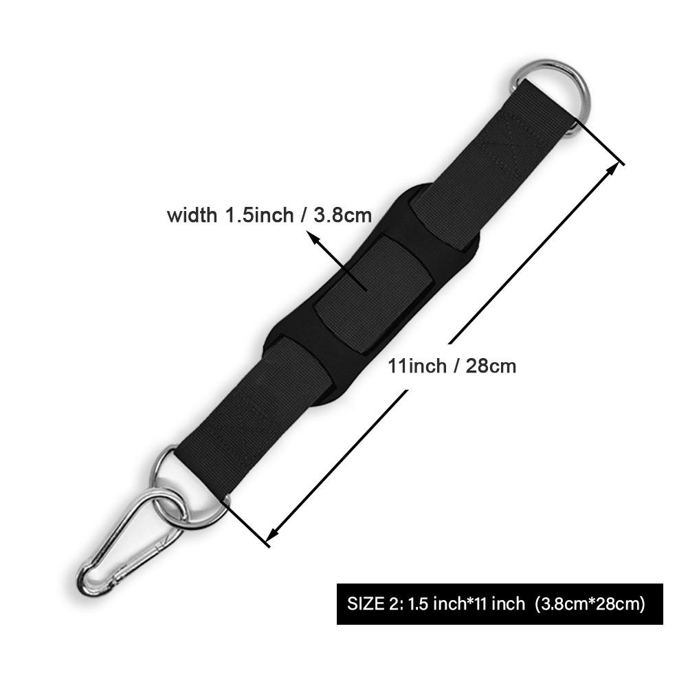 2Pcs Multifunctional Anti-Slip Safety Belt Gym Boxing Fitness Gear Multi-Purpose Heavy Strap Boxing Bag Mount Hook Strap for Gym