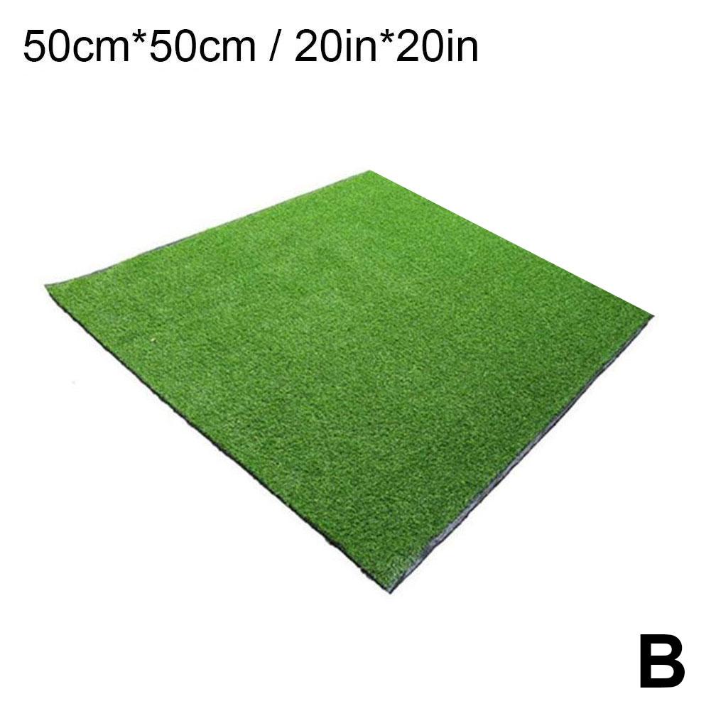 Realistic Artificial Turf Grass - Synthetic Grass Carpet Garden with Use, Indoor/Outdoor & Drainage, Decor Lawn H8K9