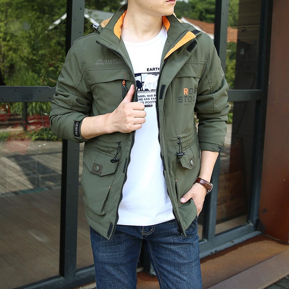 Толстая бархатная куртка для мужчин — фото 3