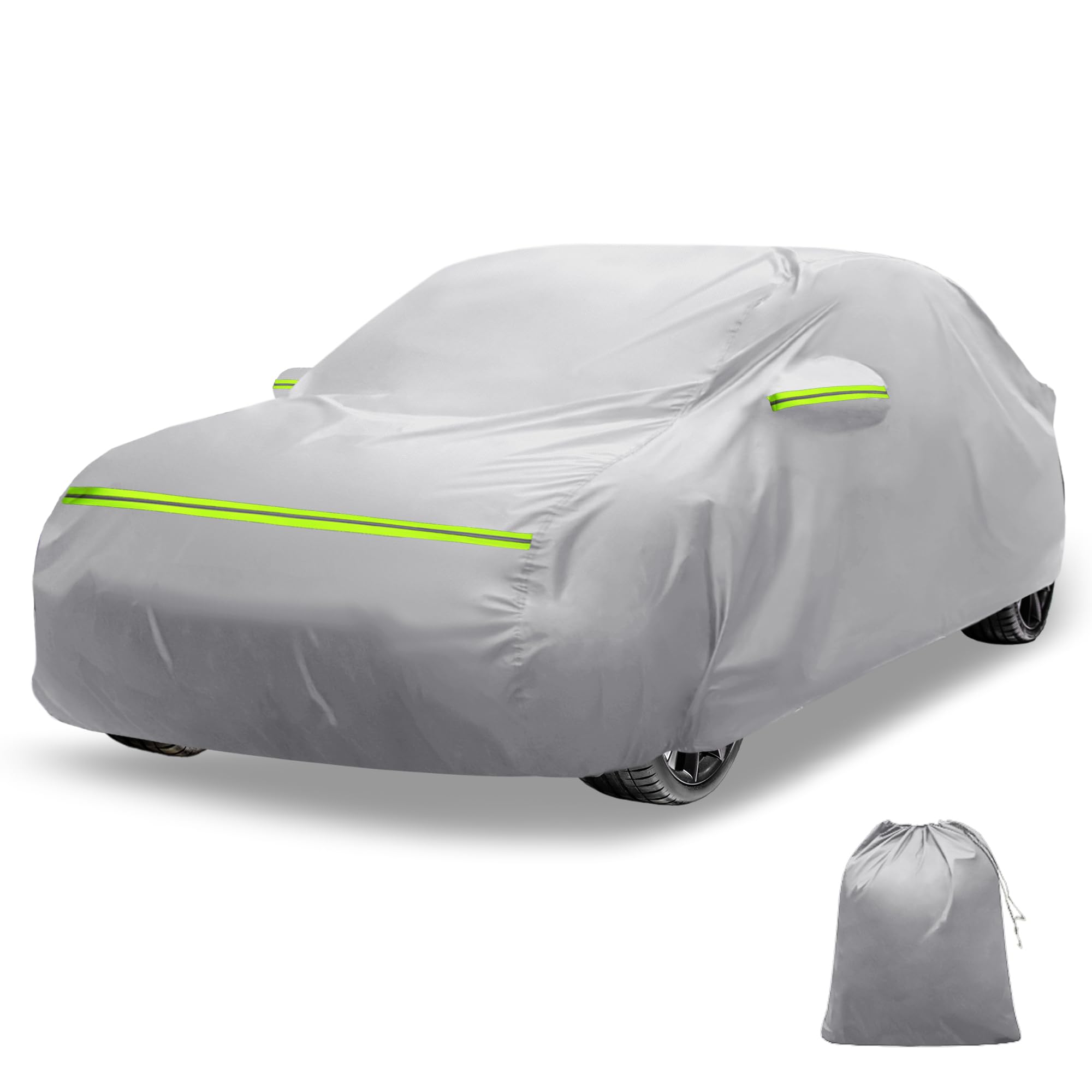 

X AUTOHAUX Car Body Cover for Honda Vezel RV Series New Waterproof Fabric Construction Lightweight Easy to Use for Fleece Lining Protects Paint