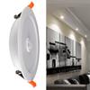 12W AC85‑265V LED Ceiling Light Downlight Human Body Sensor Recessed Lamp for Home Indoor
