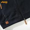 JEEP Men's Stand-Collar Fleece Casual Jacket