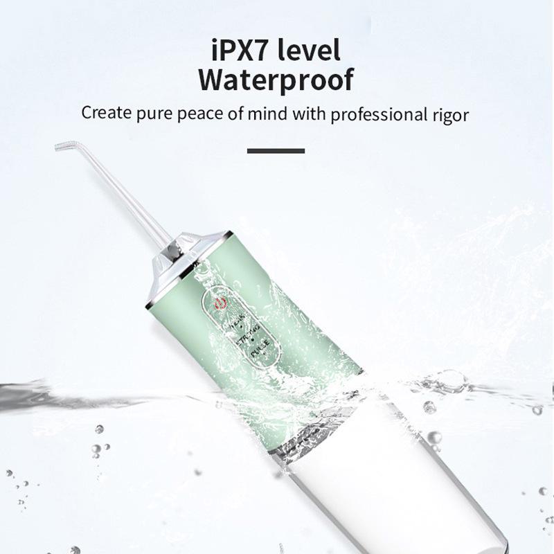 Portable Electric Teeth Cleaning and Water Flosser Device for Home Use