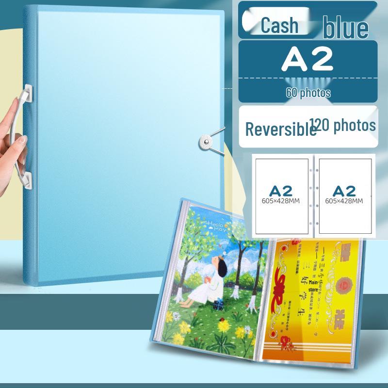Kunst- und Skizzenkollektion für Kinder: 2 Fotoalben, Aufbewahrung für Zeichnungen, Klammern für Papier/Poster, 3 Malbücher