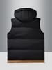 Men's Korean Style Hooded Thickened Cotton Vest for Autumn/Winter - Trendy, Warm Youth Outerwear.