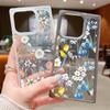 Soft Fashion Fresh Flower Print Case For iPhone 16 Pro Max 15 Plus 14 Pro 13 12 11 TPU Transparent Slim Shockproof Silicone Clear Phone Cover