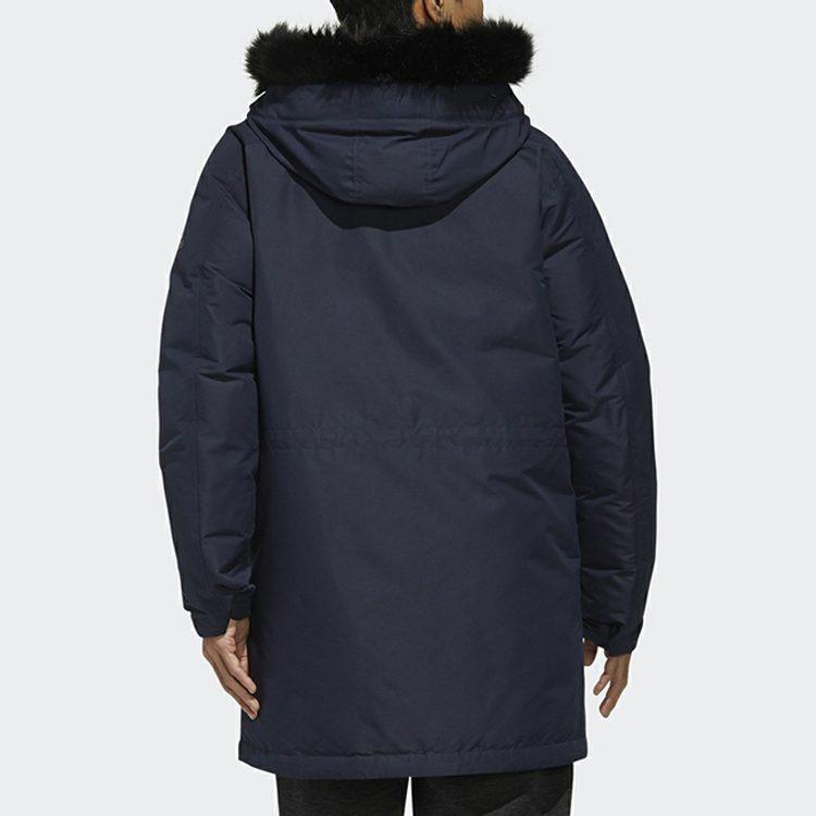 adidas Down Jackets Men's Legend Ink Detachable Hood Moderate Other EH3974