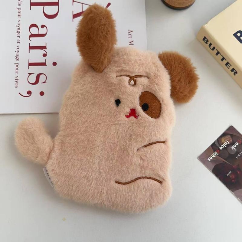 2025 Nový ohřívač břicha Silný plyšový ohřívač rukou Roztomilý kreslený ohřívač na horkou vodu Teplý sáček na vodu Vícebarevný volitelný