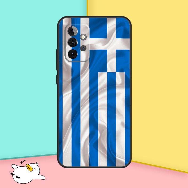 Griechenland Griechische Flagge Hülle Für Samsung Galaxy A15 A55 A35 A52 A32 A12 A16 A26 A36 A56 A53 A33 A13 A14 A34 A54 A17