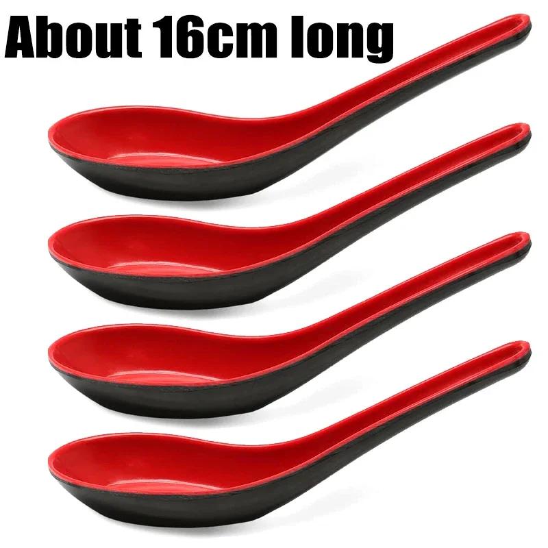 

1/20x Mighty Porcelain Anti-Shock Spoons Dumpling Porridge Soup Spoon Japanese Rice Scoops Restaurant Kitchen Tableware Cutlery 1PC