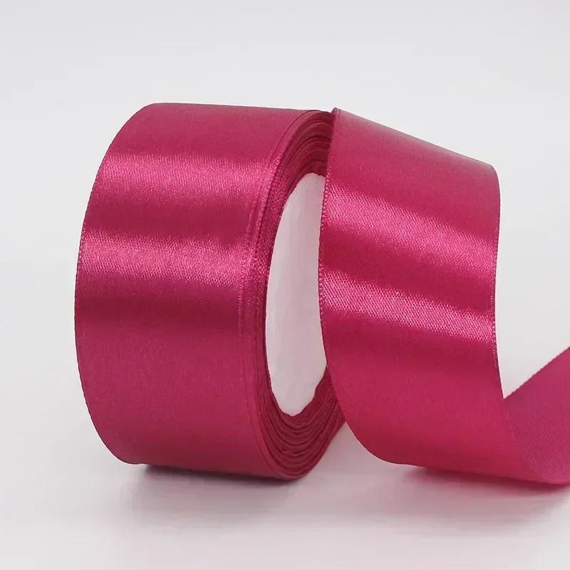 1 Volume 22 Meters Silk Satin Ribbons for Crafts Bow Handmade DIY Gift Wrap Party Wedding Decorative 6/10/15/20/25/40/50mm Tape