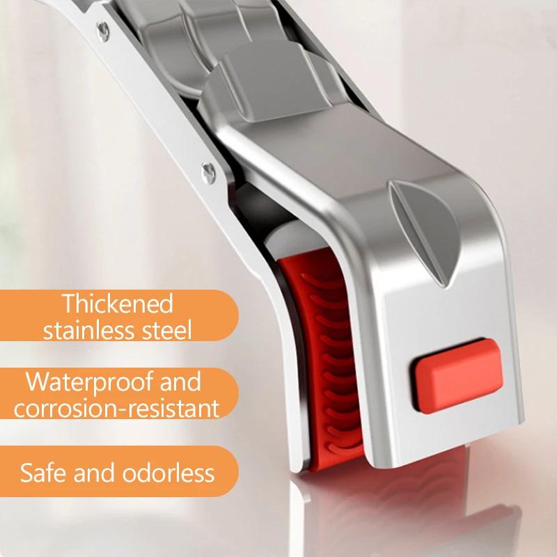 1pcs Plate Clamp Stainless Steel Clamp Lifter Gripper Anti Scald Clip Kitchen Supplies Plate Bowl Dish Pot Holder Bowl Clamp