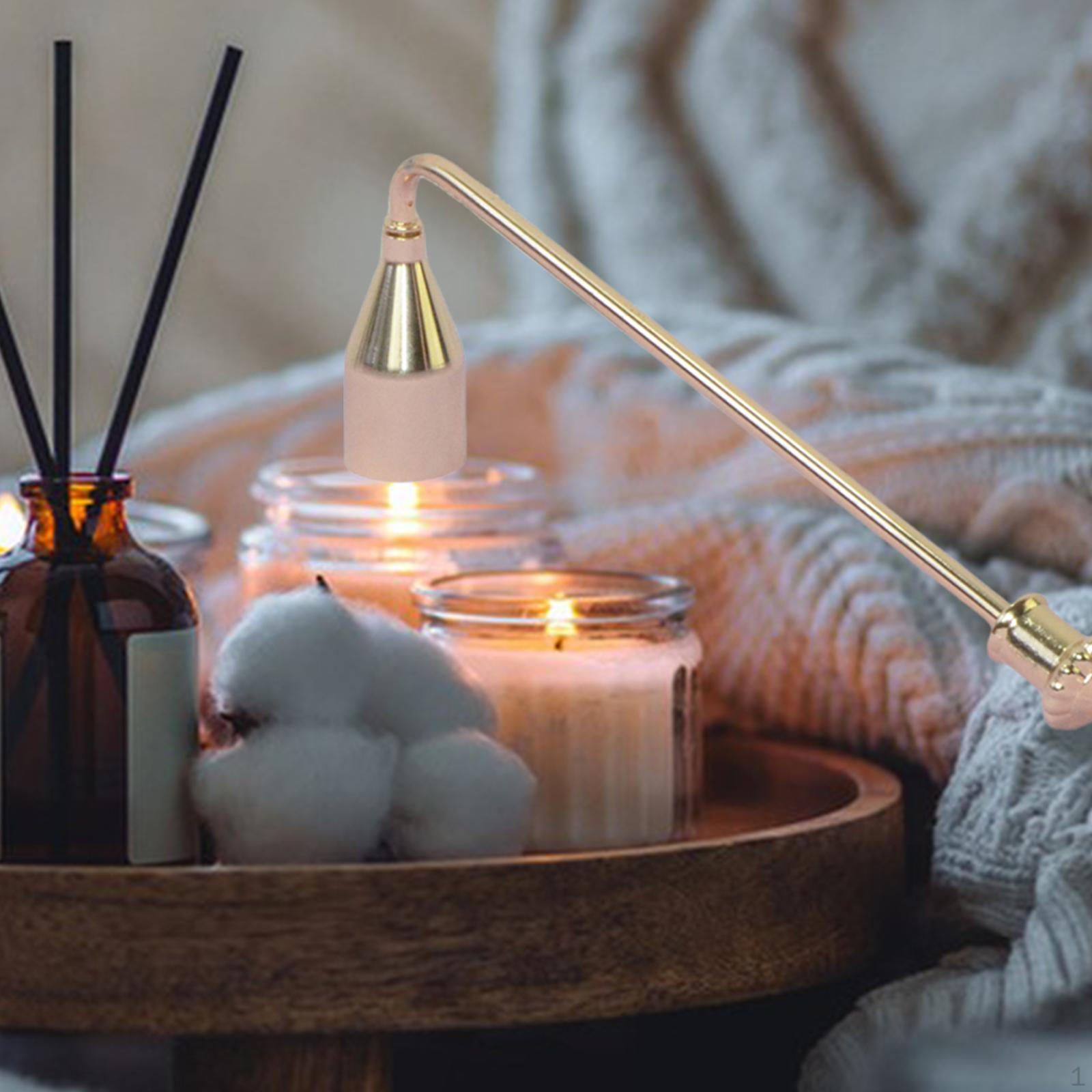 

Металлическая свеча 23 см, Стоппер, Триммер для фитиля, Аксессуар в форме колокольчика, Универсальный, Полированный Golden