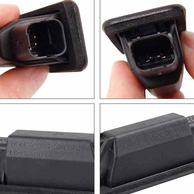 Brand New  Number Plate Lamp License Plate Lights 6340F0 For Peugeot 207 301 307 308 3008 508 Citroen C2 C4 Sega