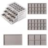 Transparent Acrylic Jewelry Box Organizer Velvet Drawer Jewelry Boxes Storage Ring Necklace Bracelet Earrings Display Stand Gift