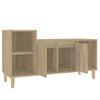 TV Cabinet in Sonoma Oak Finish 100 x 35 x 55 cm Engineered Wood
