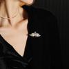 Mode Strass Engel Flügel Broschen Anstecknadel Für Damen Kleidung Pullover Kleid Schmuck Zubehör Geschenke