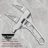 Adjustable Multi-Purpose Bathroom & Kitchen Wrench for Large Diameter Plumbing and Faucet Installation
