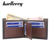 Men's Short Wallet Thin Multi-Card Wallet Youth Horizontal Open Wallet