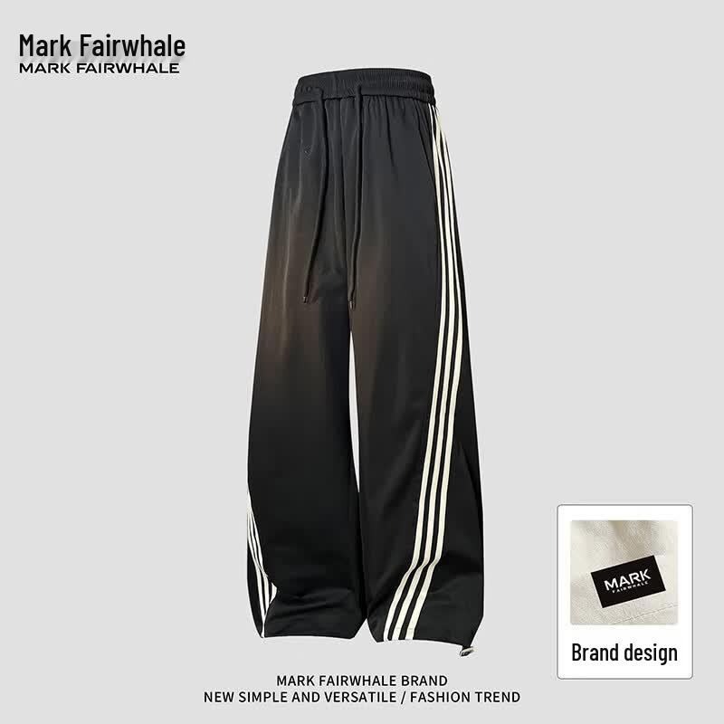Mark Fairwhale Men s Striped Straight-Leg Casual Pants M