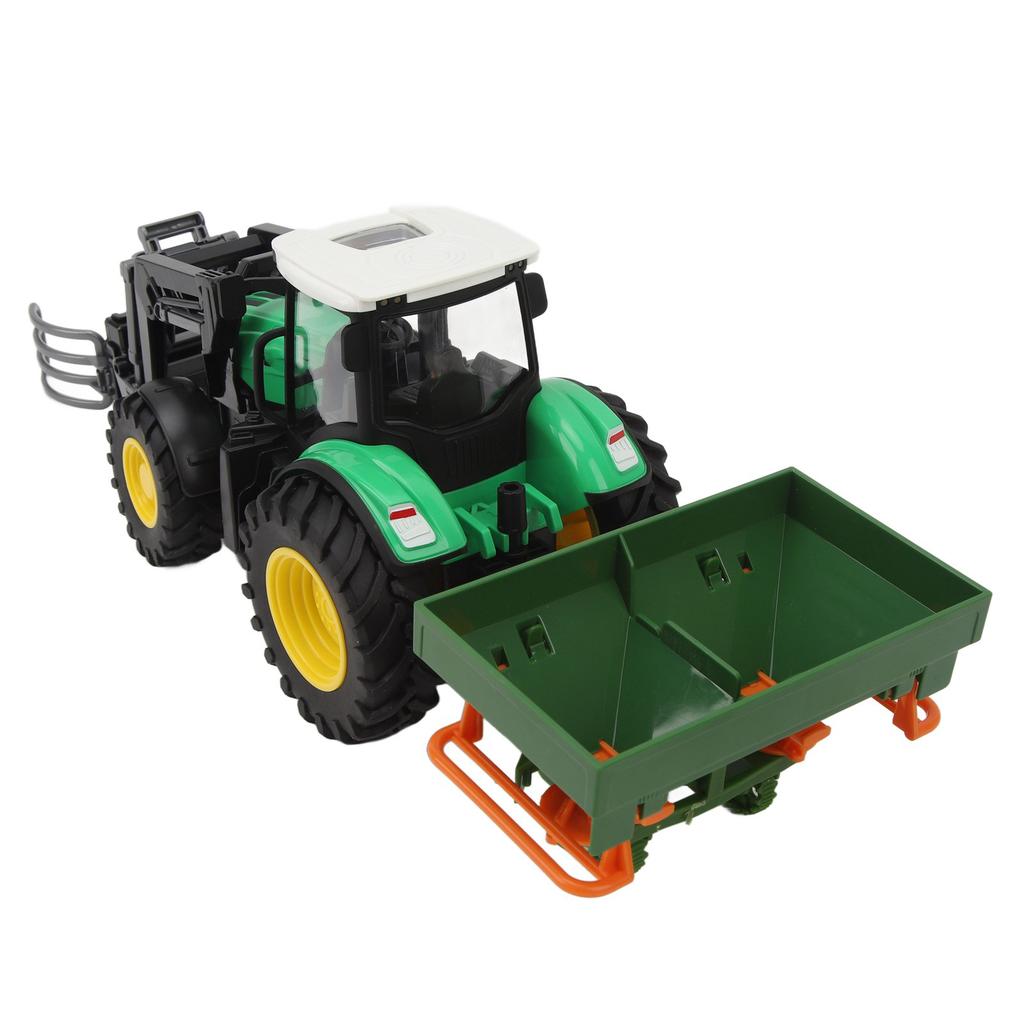 RC traktor 3 v 1 3,7 V 500 mAh 2,4 GHz 1:24 RC hraček pro farmářské traktory s ochranou proti rušení pro děti nad 3 roky