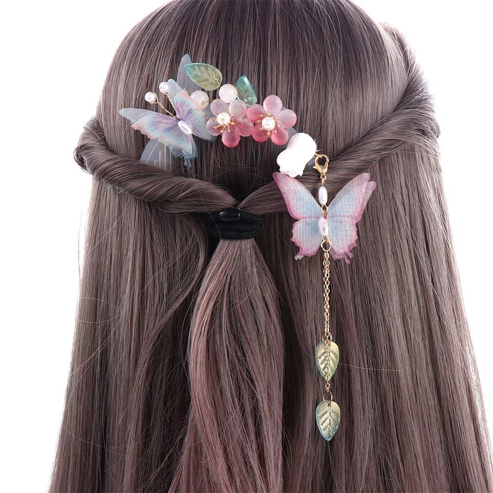 Hair Sticks Pearl Ancient Style Hairpin Children Hairpin Hanfu Hair Comb Chinese Style Headwear