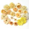 Rose Mixed Artificial Flowers Silk Fake Flowers Heads for Home Decor Wedding Decoration DIY Craft Garland Gifts Box Accessories