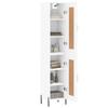VidaXL Highboard White 34.5x34x180 Cm Engineered Wood 3200457