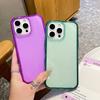 Luxe Heldere Snoepkleurige Schokbestendige Hoes voor iPhone 16 15 14Plus 13 12 11 Pro Max Zachte Bumper Pantser Esthetische Transparante Telefoonhoes