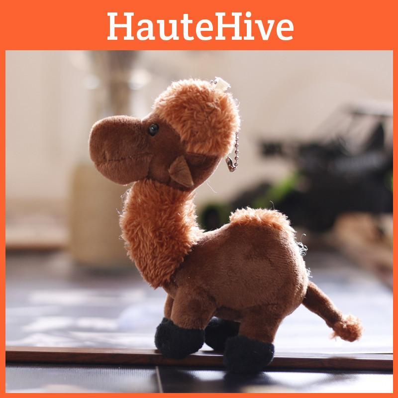 Soft Sponge-filled Plush Camel Toy Charming Keychain For Children's Bags