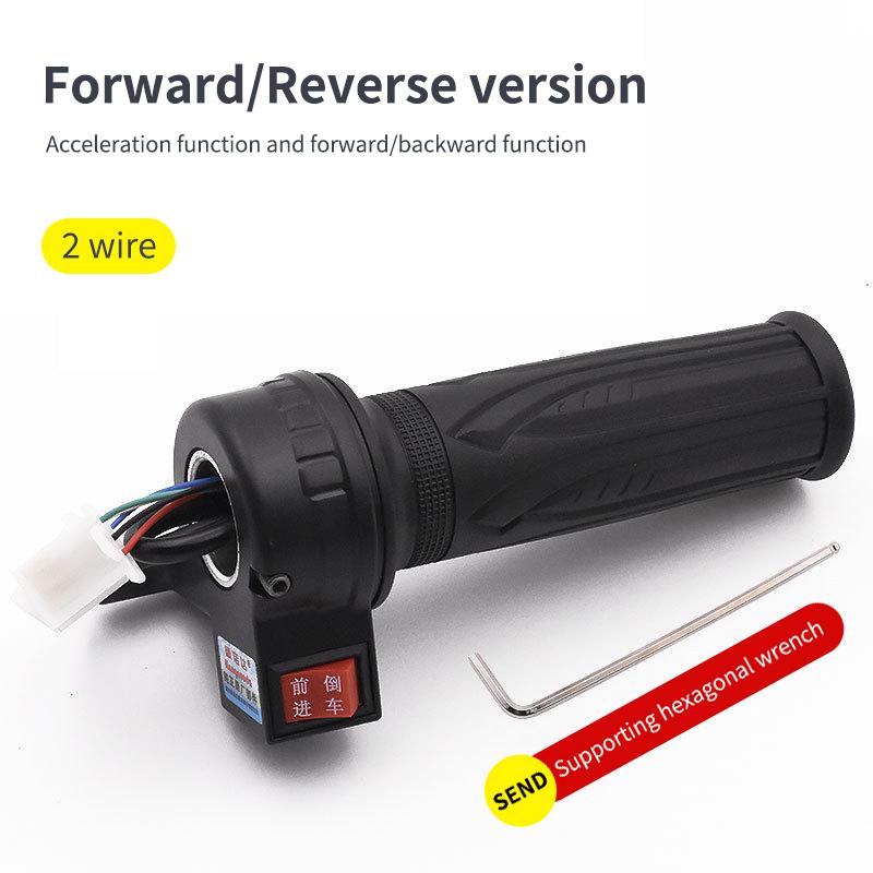 48V Gasgriff 135mm Speed Grip Mit Tempomat Rückwärtsgang Dreistufig Für Elektroroller Fahrrad Ersatzteil Passt 22mm