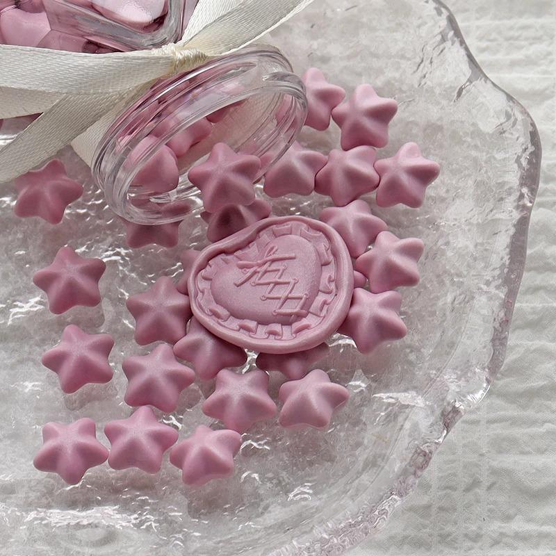 NEW 150pcs Five-pointed Pentagonal Lacquer Wax Grains Diy Envelope Sealing Hand Account Decorative