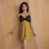 Elegant Lace Detail Ice Silk Camisole Nightdress