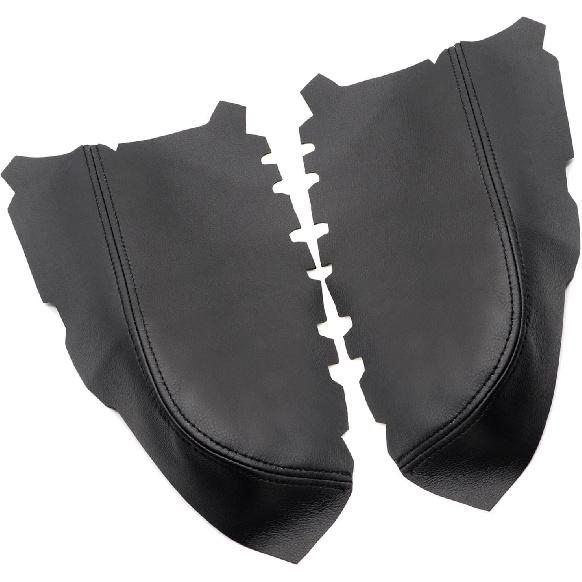 GXARTS One Pair of Leather Front Door Armrest Cover Compatible with Honda Pilot 2009 2010 2011 2012 2013 2014 2015 Leather Armrest with Door Clip