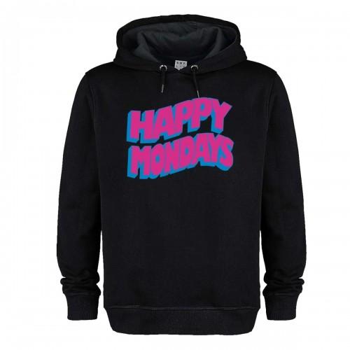 Amplified Unisex Adult Wave Logo Happy Mondays Hoodie