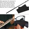 3Sets Flute Cleaning Rods & Cloth Interior Care Cleaner Tool for Wind Instrument