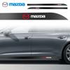2ks boční prahové lišty dveří auta body samolepky příslušenství pro Mazda 3 5 6 323 626 RX8 7 MX3 MX5 CX5 Axela Atenza