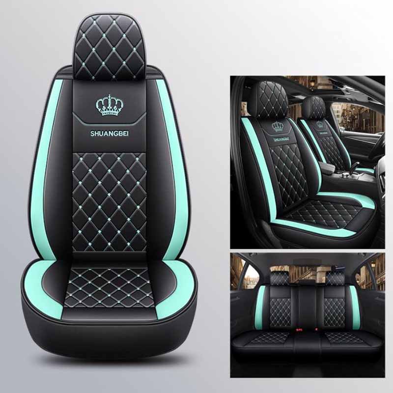 Autokissen PU-Leder-Sitzbezug Fünfsitzer-Auto Vierjahreszeiten-Universal-Vollpaket-Sitzbezug von guter Qualität