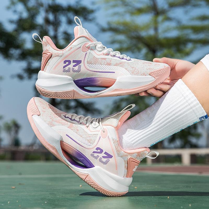 No. 202523 luminous basketball shoes men's actual combat shoes couple sports shoes teenagers, primary and secondary school students, training shoes
