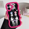 ReZero Rem Ram Wavy Edge TPU Mobile Phone Case for iPhone 17 16 15 14 13 12 11 Air Pro Max Plus Colorful Cover