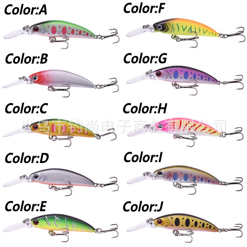 Sinkender Langlippiger Minnow Tomb Raider Simulationsköder für Hecht & Barsch