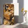 Wealth Art Dollar Pattern Phone For iPhone 13,12,15,14,11,16,17,Plus,Pro Max,XS,X,XR,SE,Mini,8,7,Soft Silicone Black