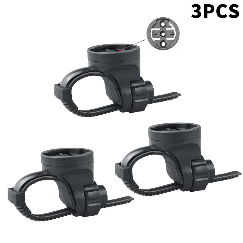 Handlebar Computer Mount with Secure Front Light Bracket for Bicycle GPS and Camera Holder Sturdy Support for Night Rides