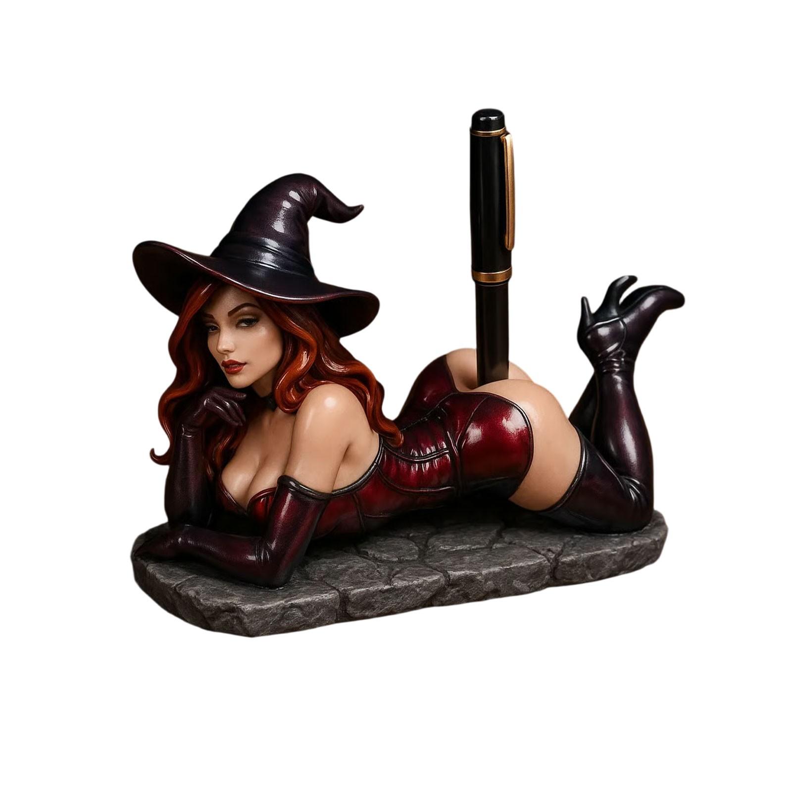 

Забавный держатель для ручек в виде ведьмы One Size